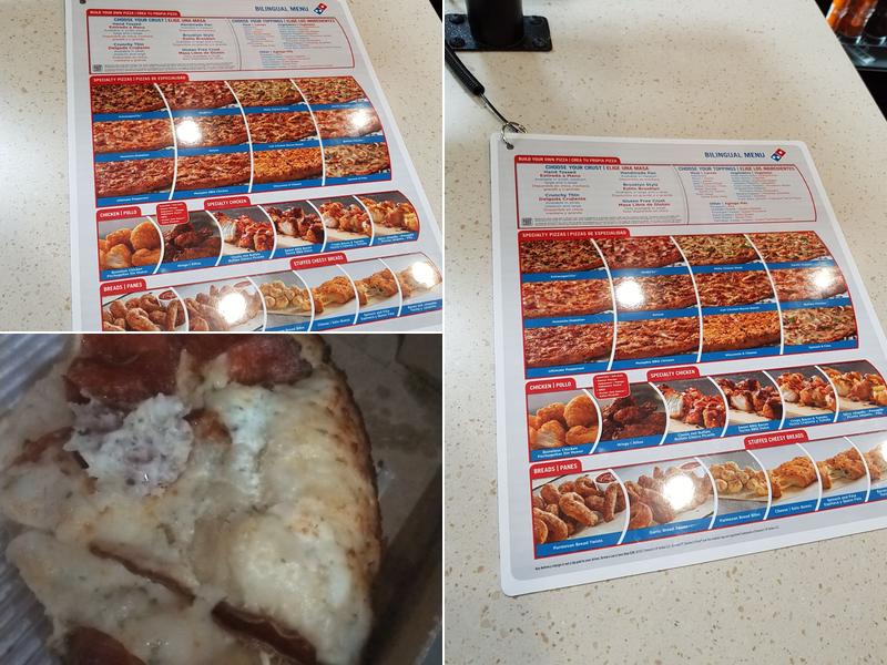 Domino's Pizza Menu