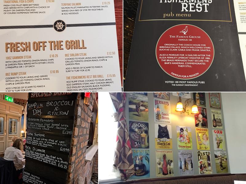 The Fishermens Rest Menu