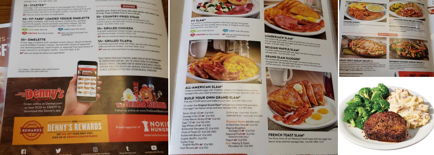 Denny's Menu