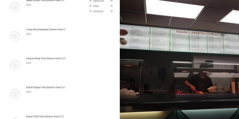 Mr Chan's Restaurant Menu