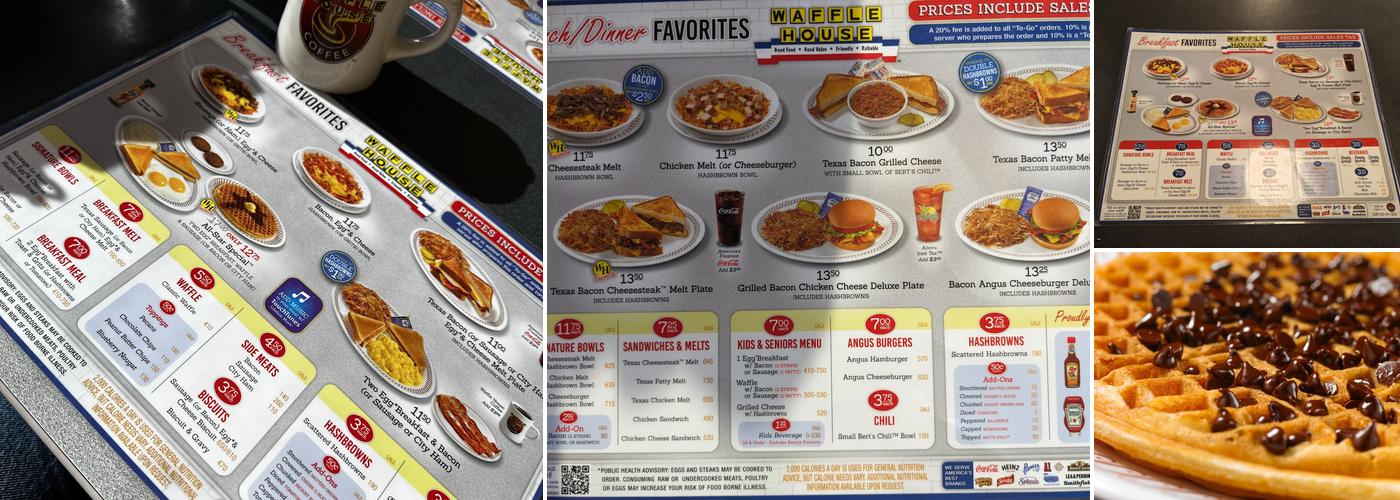 Waffle House Menu