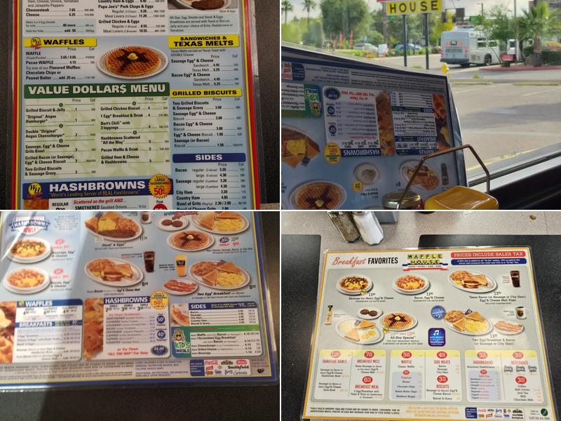 Waffle House Menu