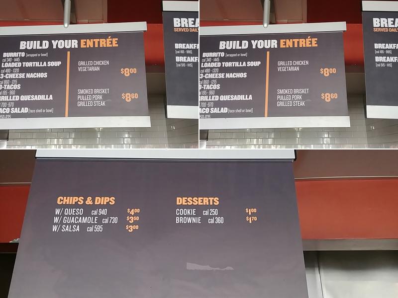 QDOBA Mexican Eats Menu