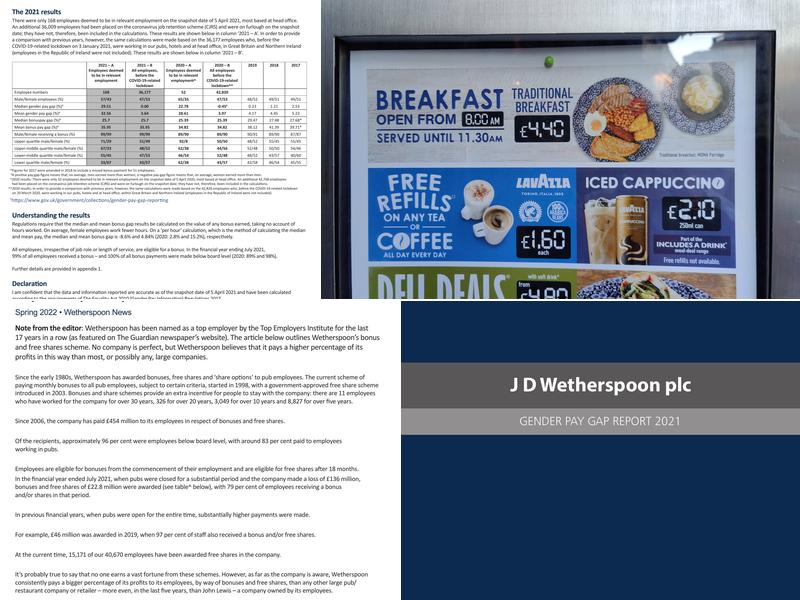 The Briar Rose - JD Wetherspoon Menu