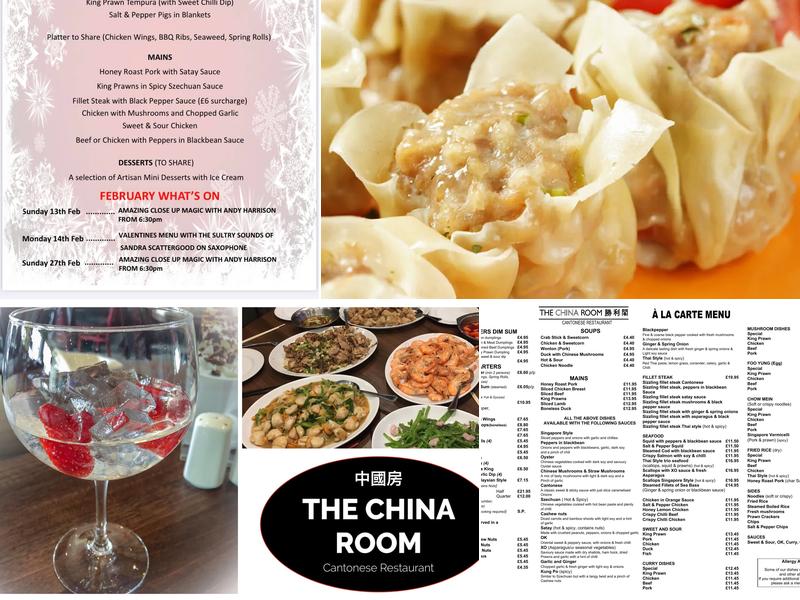 The China Room Menu