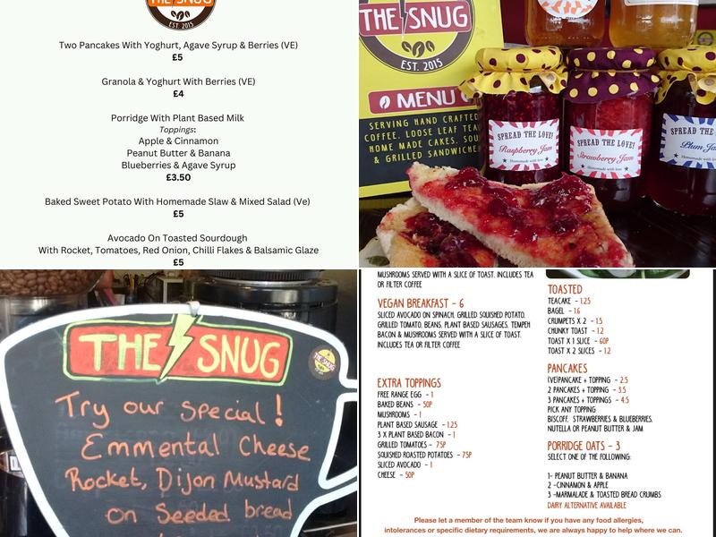 The Snug Menu