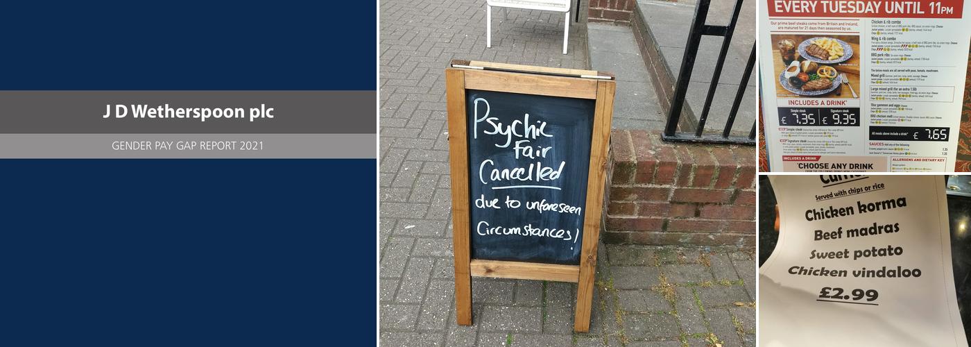 The William Shenstone - JD Wetherspoon Menu