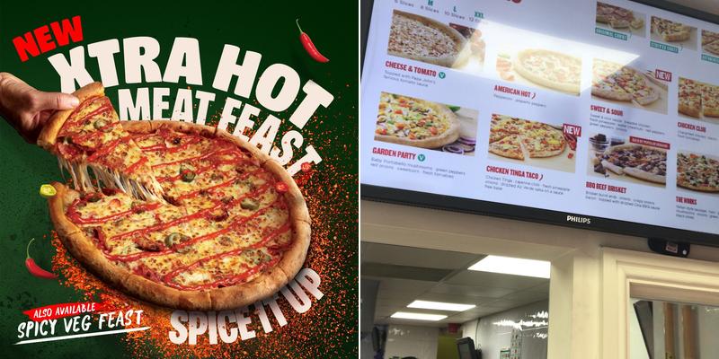 Papa Johns Pizza Menu