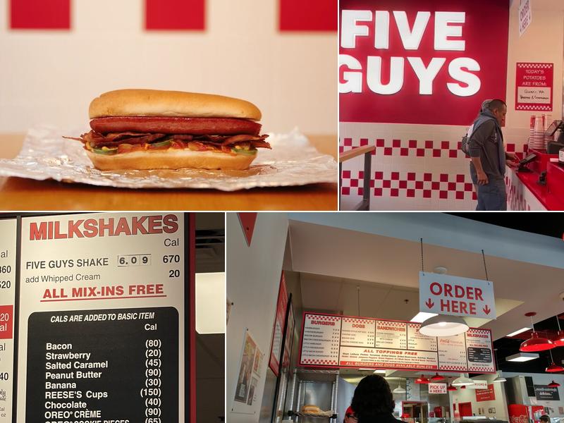 Five Guys Menu