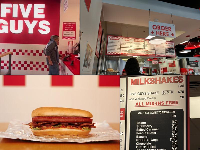 Five Guys Menu