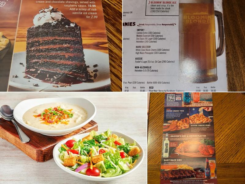 Outback Steakhouse Menu
