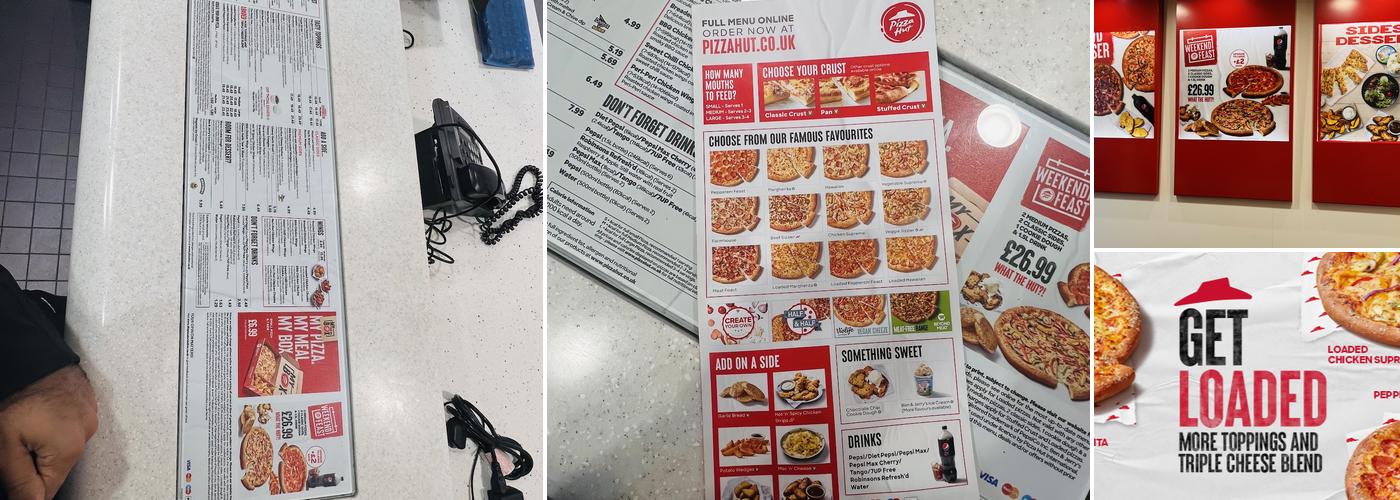 Pizza Hut Delivery Menu