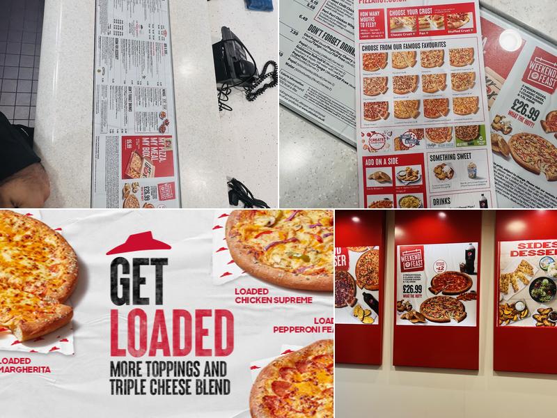 Pizza Hut Delivery Menu