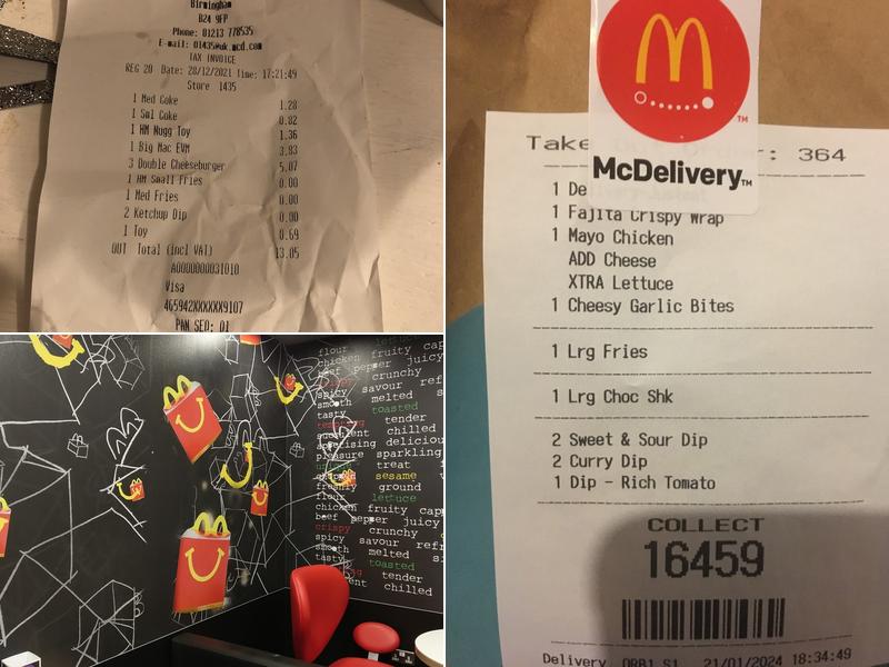 McDonald's Menu