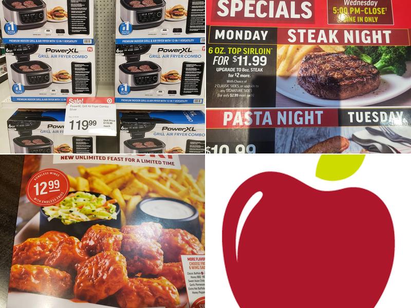 Applebee's Grill + Bar Menu