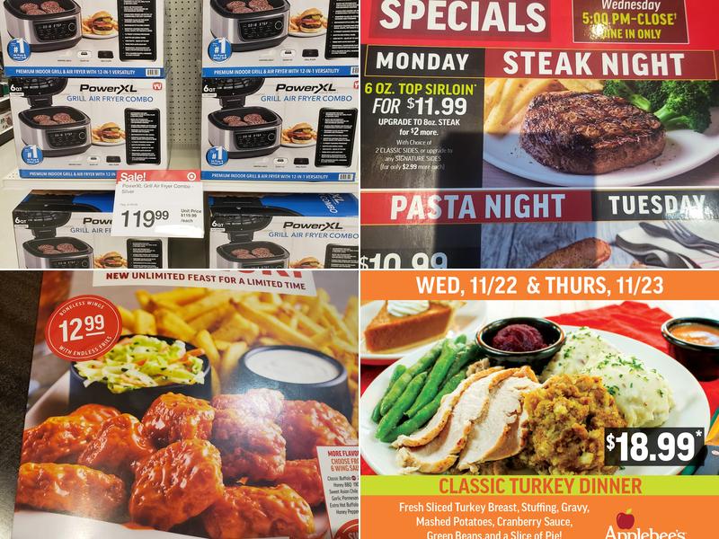 Applebee's Grill + Bar Menu