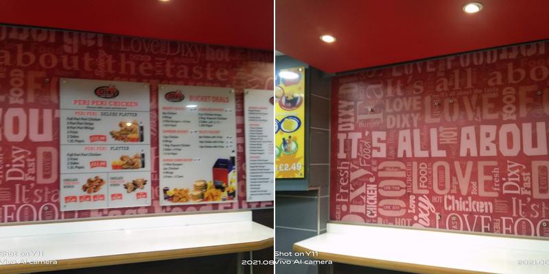 Dixy Chicken Yardley Menu