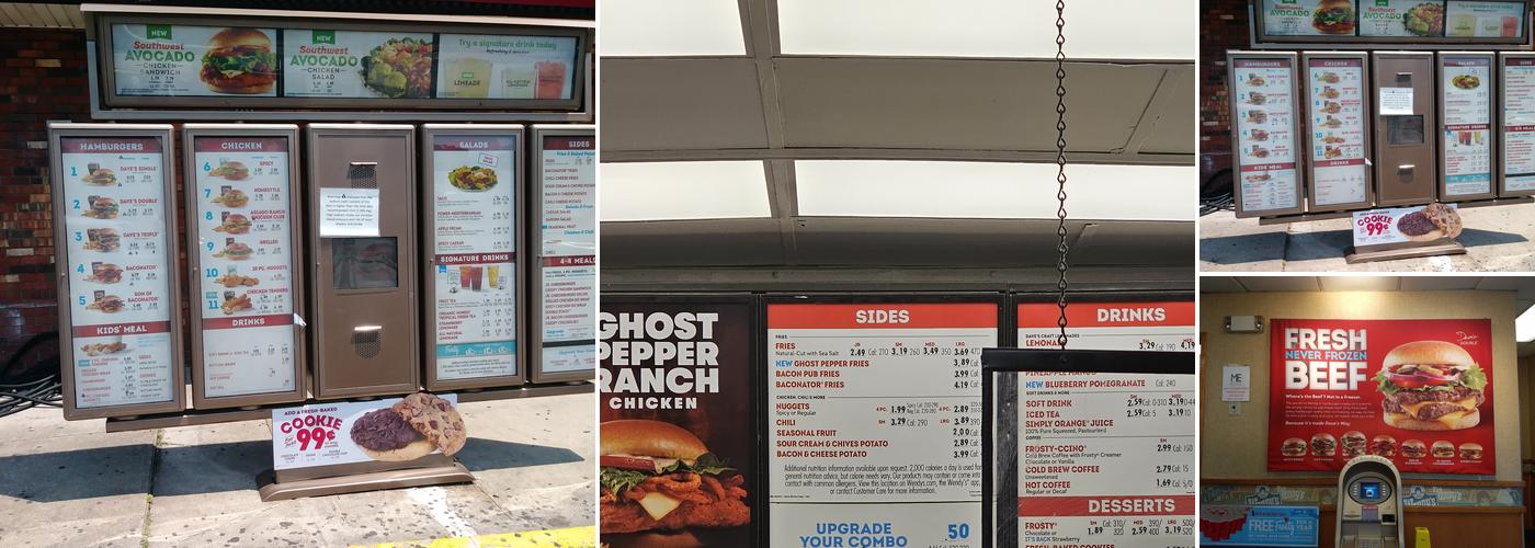 Wendy's Menu
