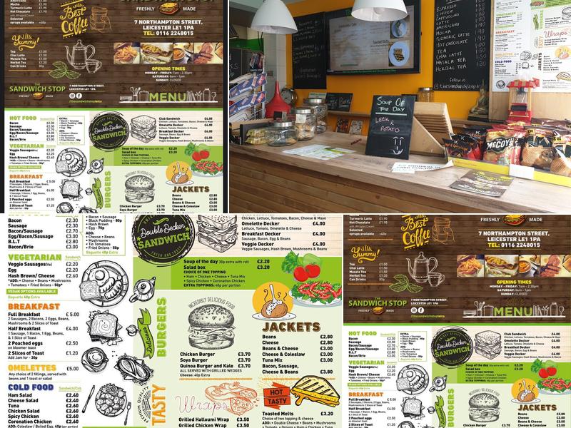 The Sandwich Stop Cafe Menu