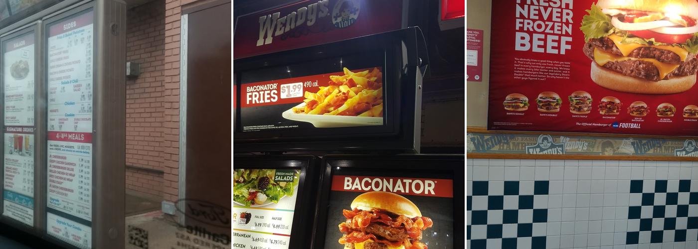 Wendy's Menu