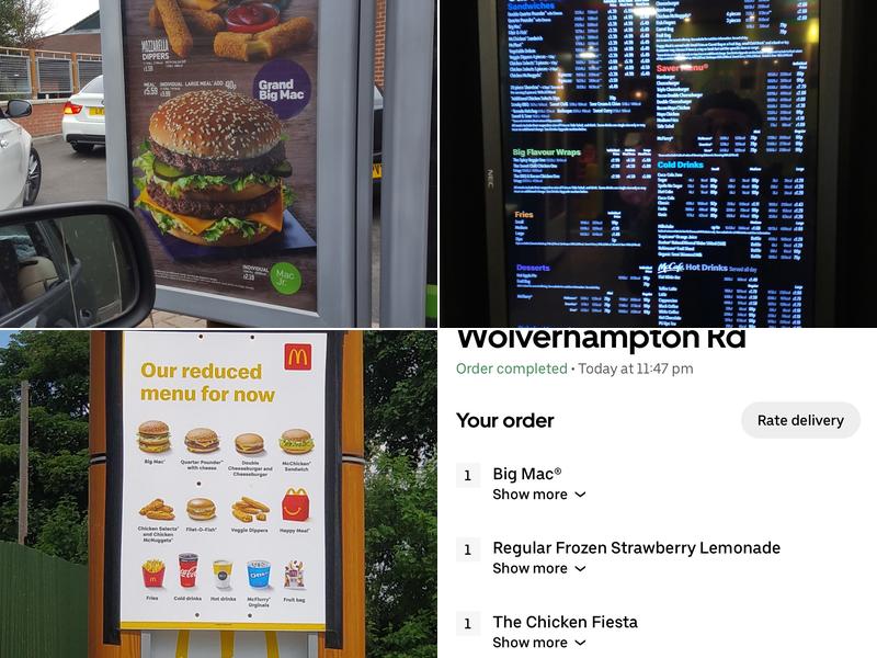 McDonald's Menu