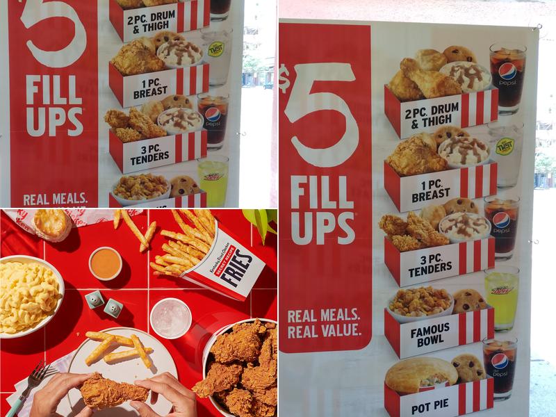 KFC Menu