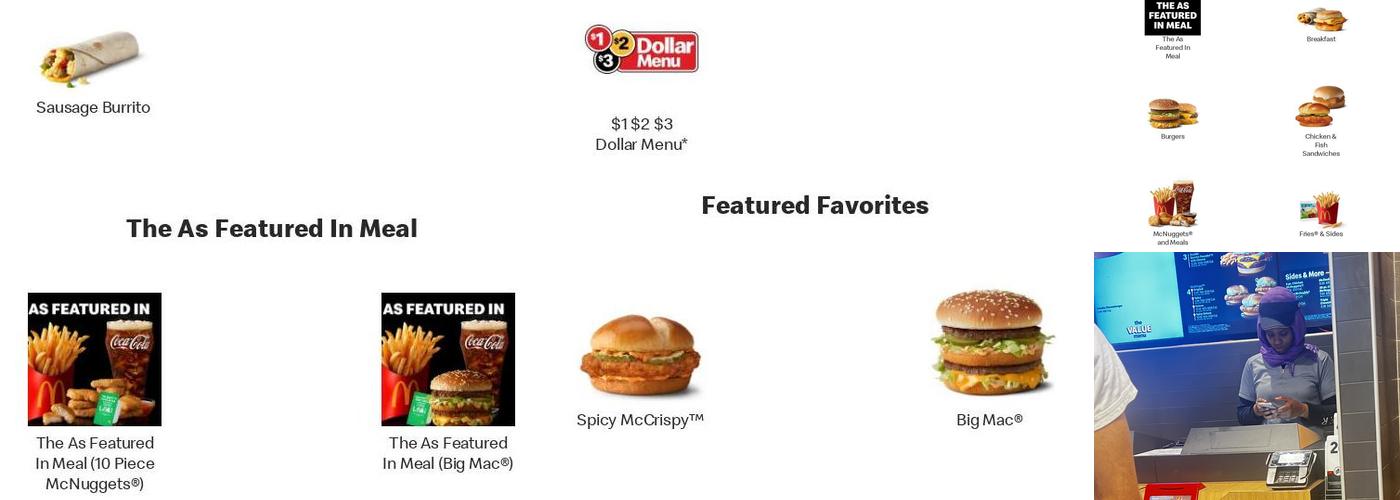 McDonald's Menu