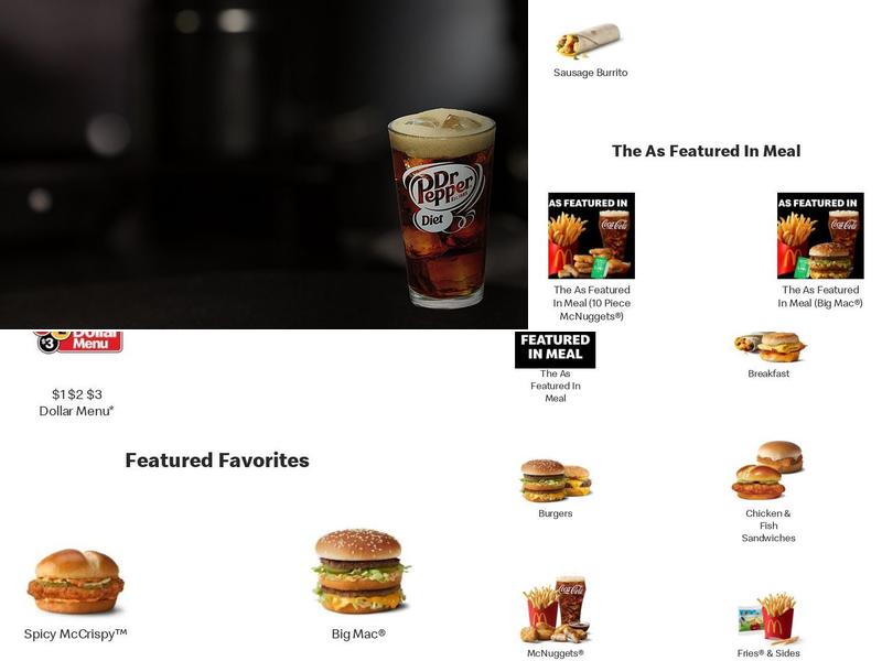 McDonald's Menu
