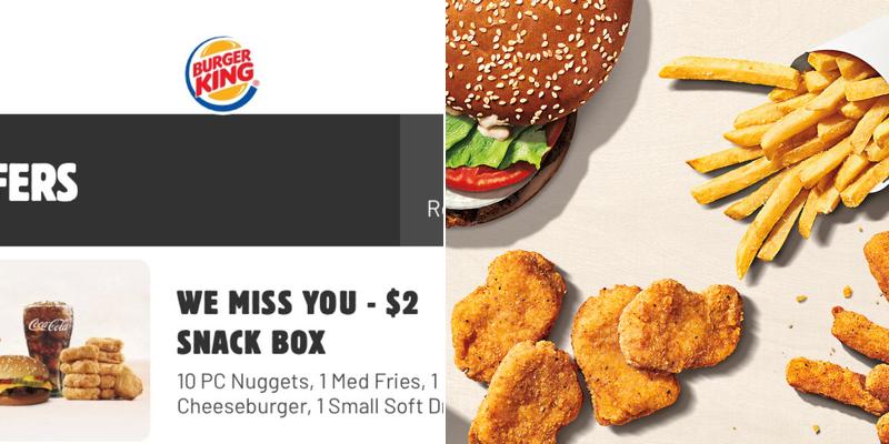 Burger King Menu