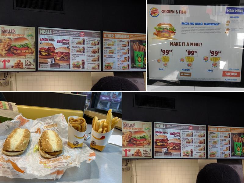 Burger King Menu