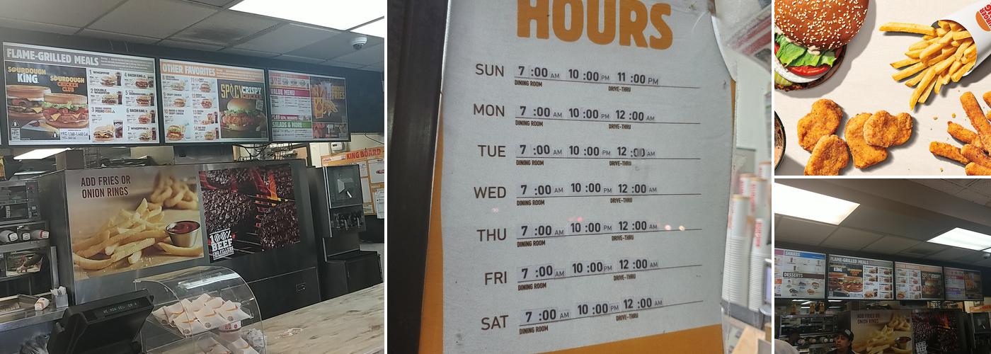 Burger King Menu