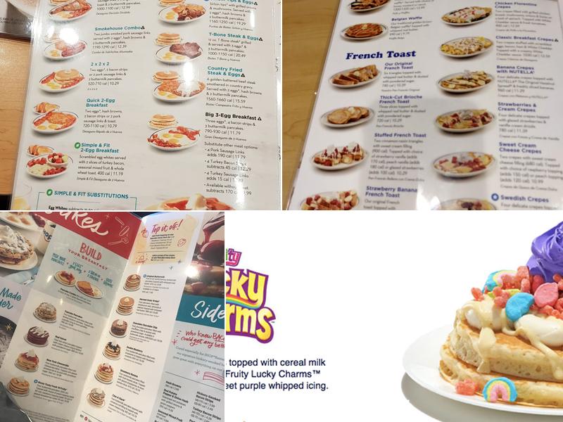 IHOP Menu