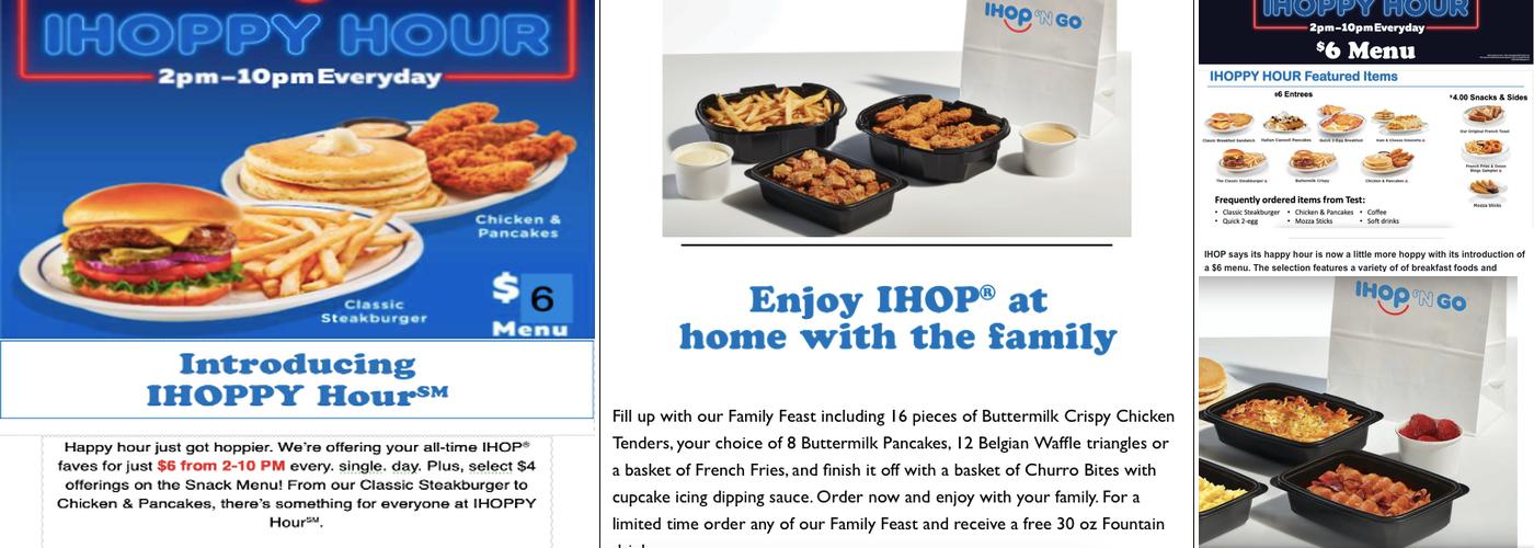IHOP Menu