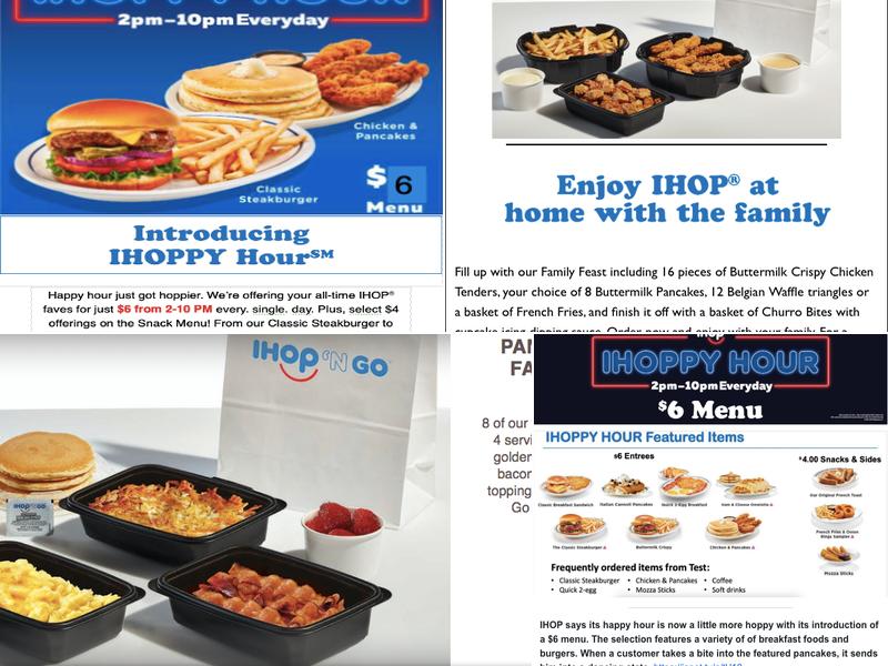 IHOP Menu