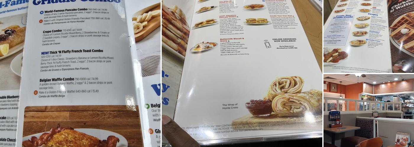 IHOP Menu
