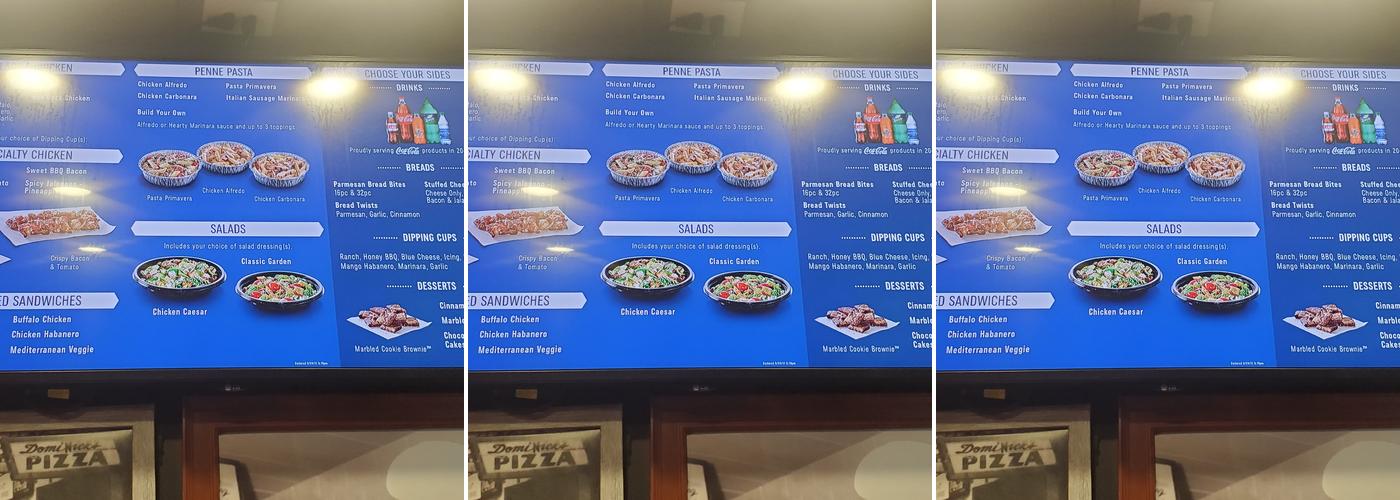 Pizza Hut Express Menu