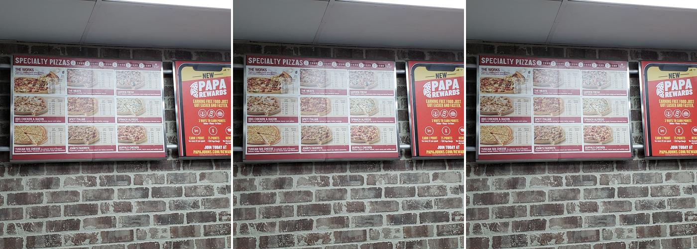 Papa Johns Pizza Menu