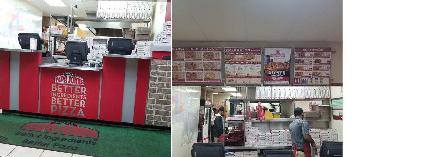 Papa Johns Pizza Menu