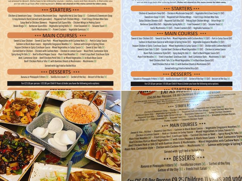 Peaches Menu