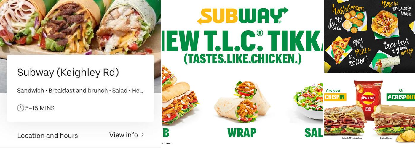 Subway Menu