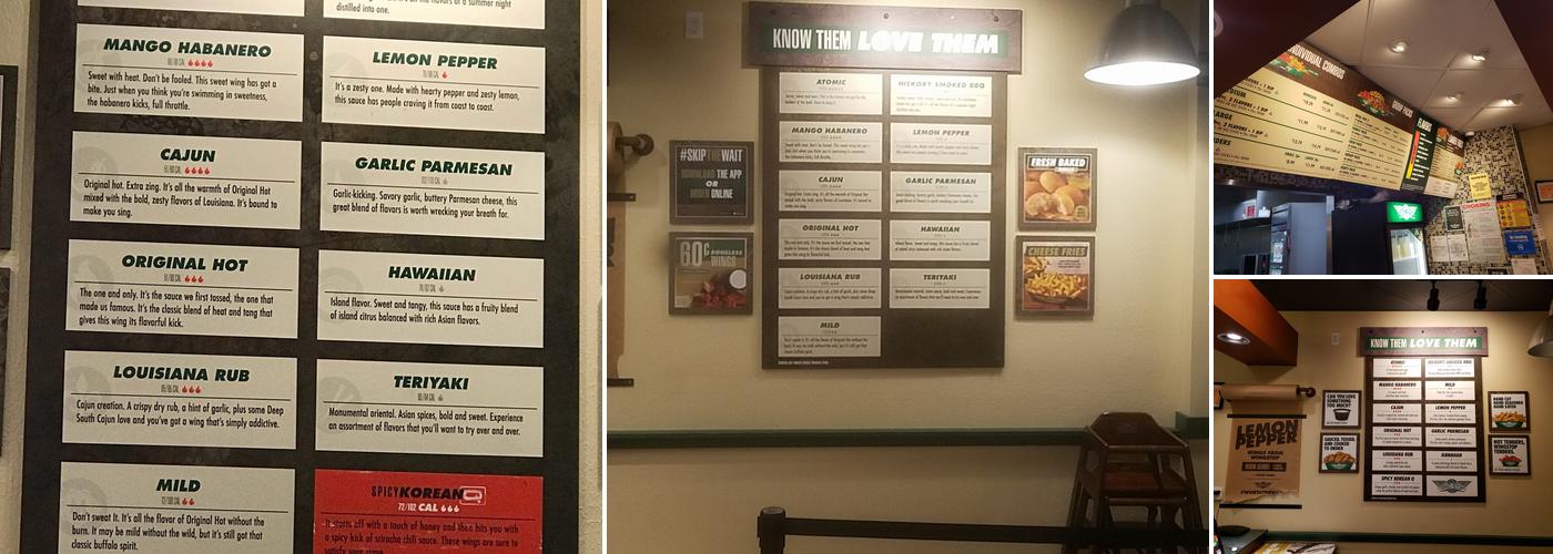 Wingstop Menu