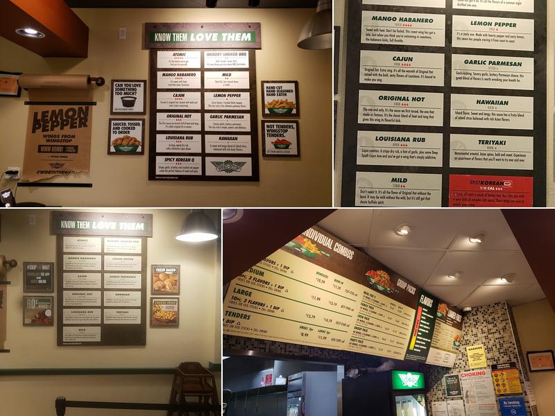 Wingstop Menu