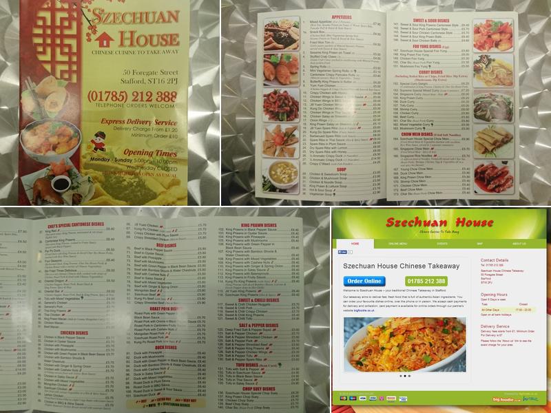 Szechuan House Menu