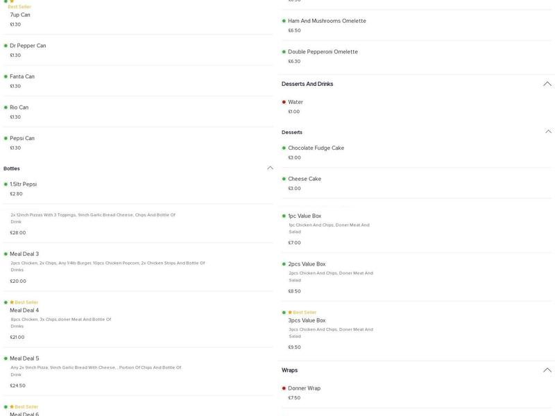 Best Atlas Kebab House Menu