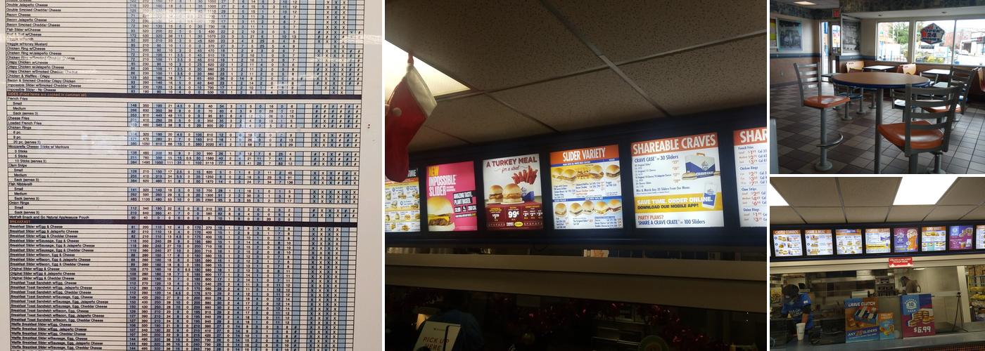 White Castle Menu