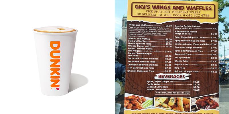 Dunkin' Menu