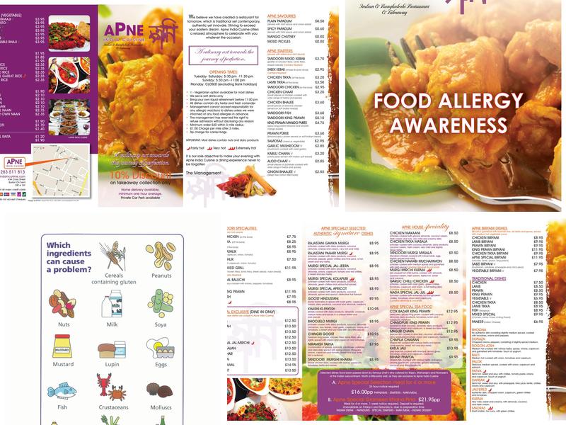 Apne India Cuisine Menu