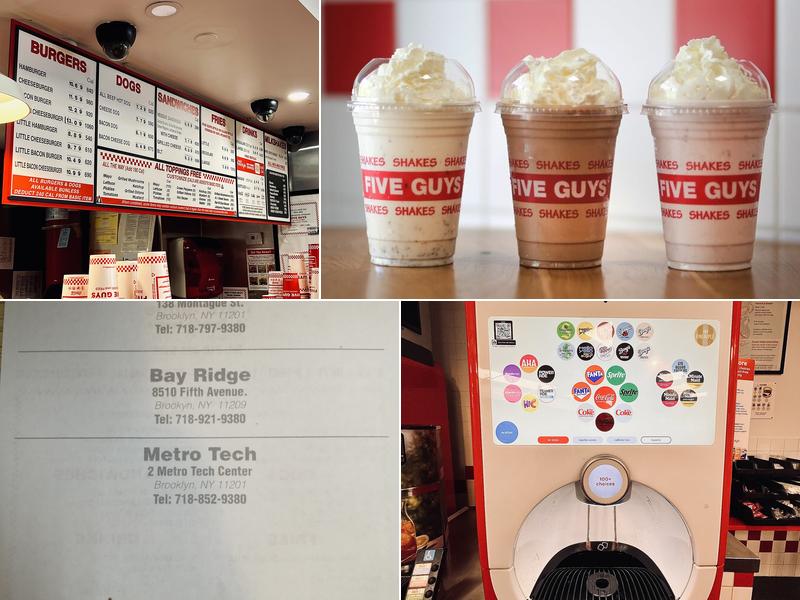 Five Guys Menu