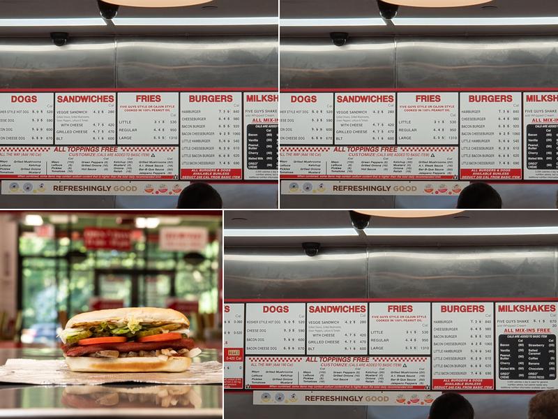 Five Guys Menu