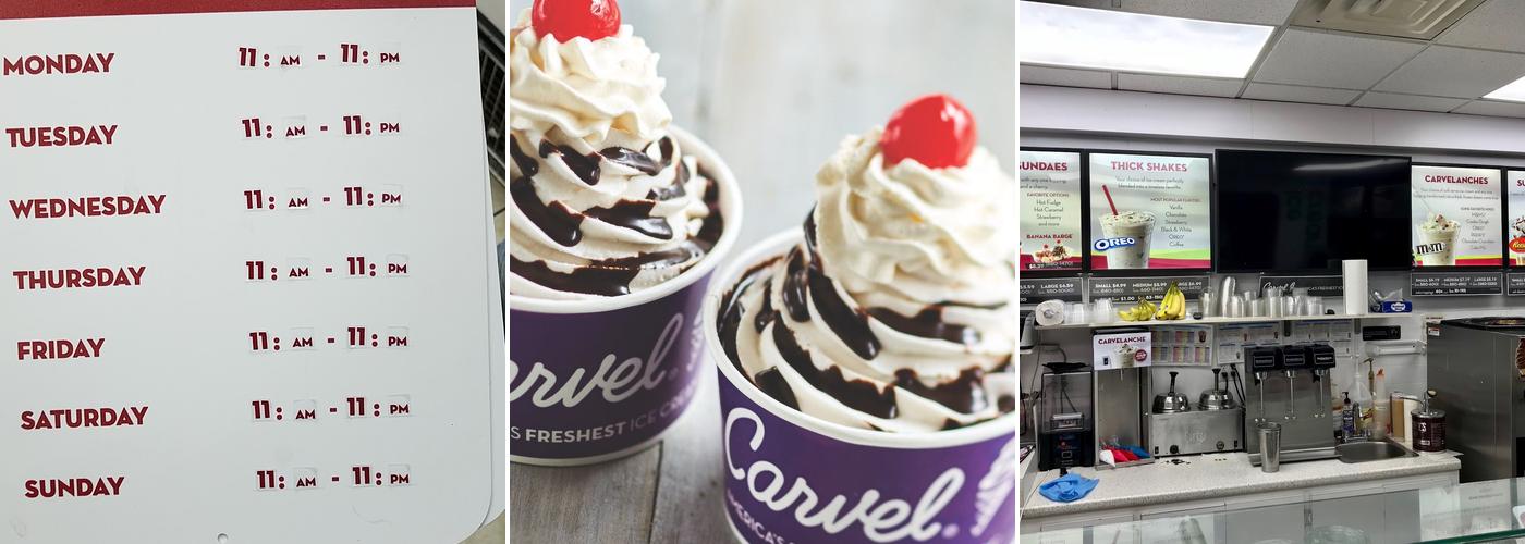 Carvel Menu